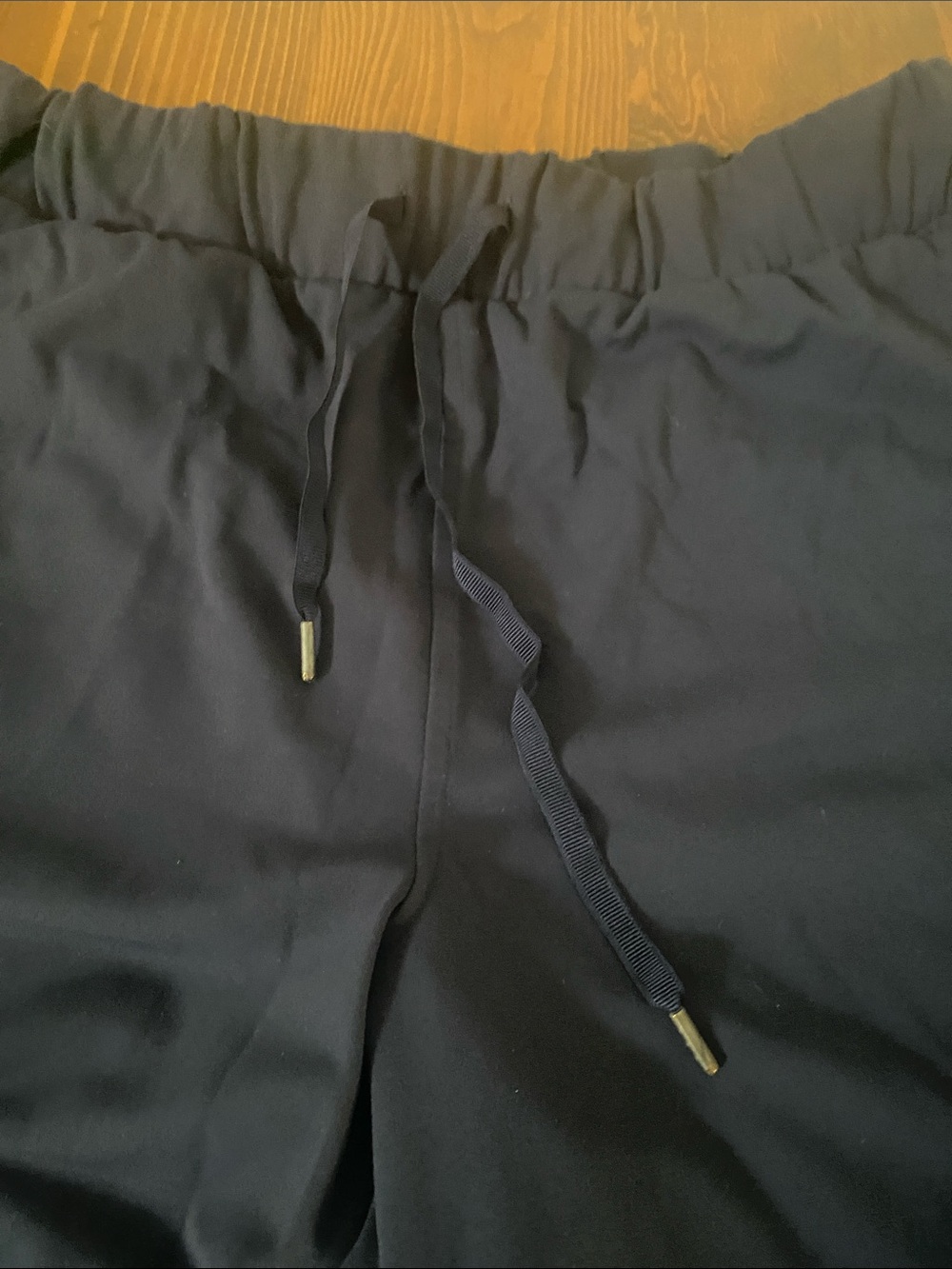 Talbots Navy Drawstring Track Pants - Picture 3 of 7